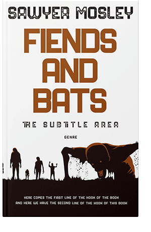 Pre Made Book Cover Asphalt