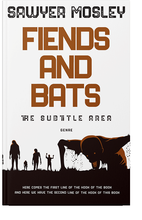 Front view of Asphalt #12261 - Premade Apocalyptica Book Cover