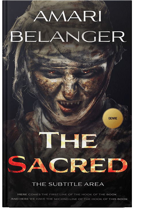 Front view of Thunder #12267 - Premade Horror Book Cover | BookCoverZone