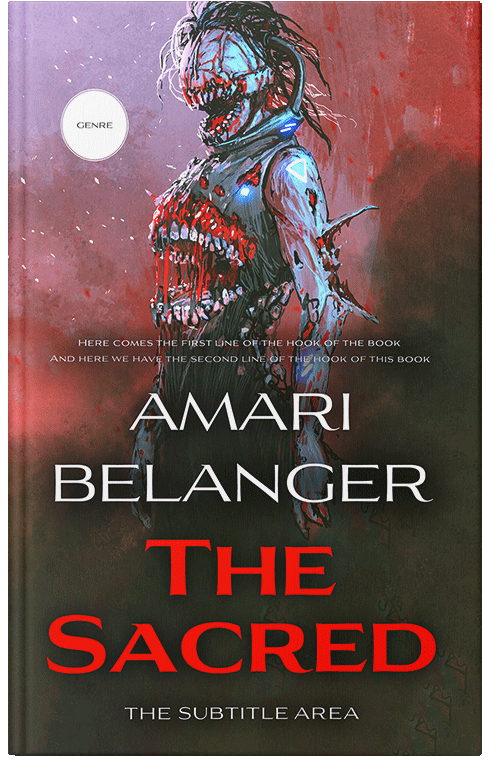 Front view of Birch #12273 - Premade Horror Book Cover