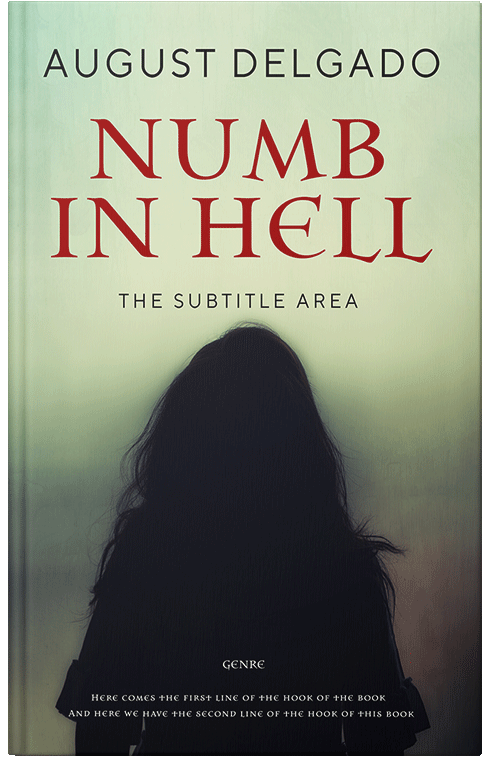 Front view of Vulcan #12283 - Premade Horror Book Cover