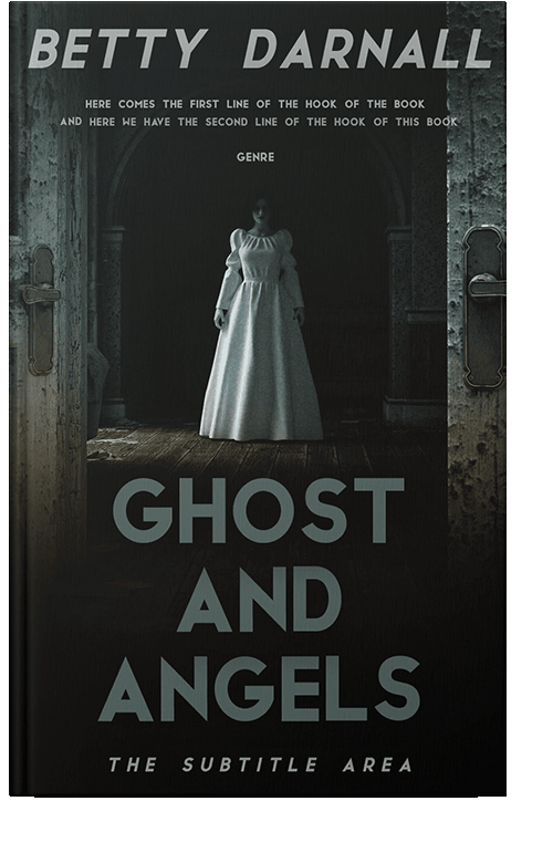 Front view of Log Cabin #12296 - Premade Horror Book Cover