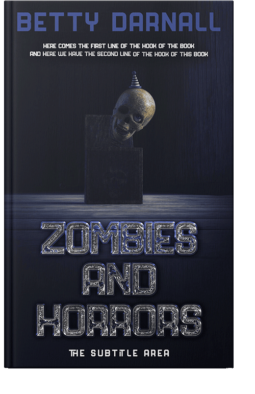 Front view of Vulcan #12308 - Premade Horror Book Cover