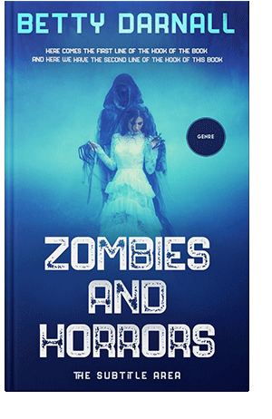 Pre Made Book Cover Catalina Blue