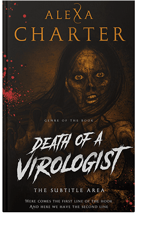 Pre Made Book Cover Graphite