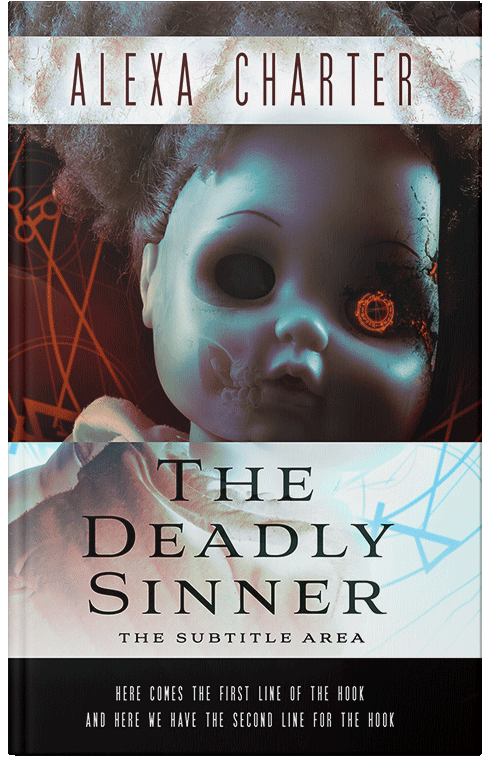 Front view of Pumice #12330 - Premade Horror Book Cover