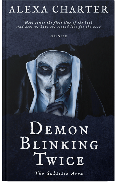 Front view of Ebony #12335 - Premade Mystery & Thriller & Suspense Book Cover