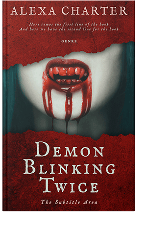 Pre Made Book Cover Dark Tan