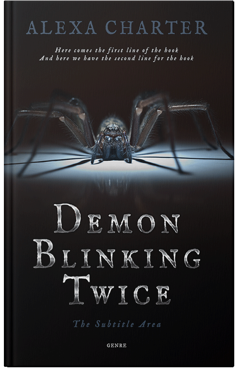 Front view of Cod Gray #12345 - Premade Horror Book Cover