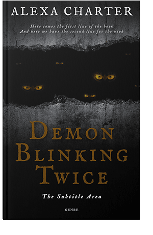 Pre Made Book Cover Cod Gray