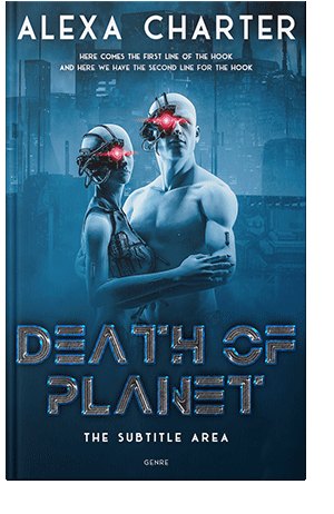 Pre Made Book Cover Teal Blue