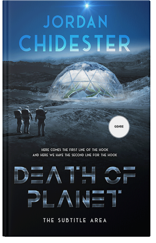 Front view of Big Stone #12349 - Premade Science Fiction Book Cover