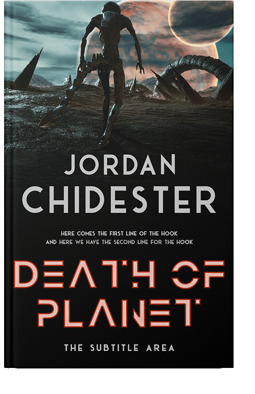 Front view of Quicksand #12350 - Premade Science Fiction Book Cover