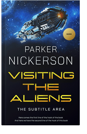 Pre Made Book Cover Ebony