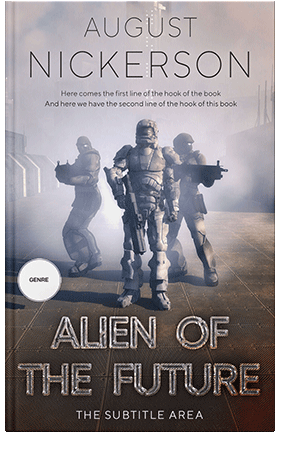 Pre Made Book Cover Pale Slate