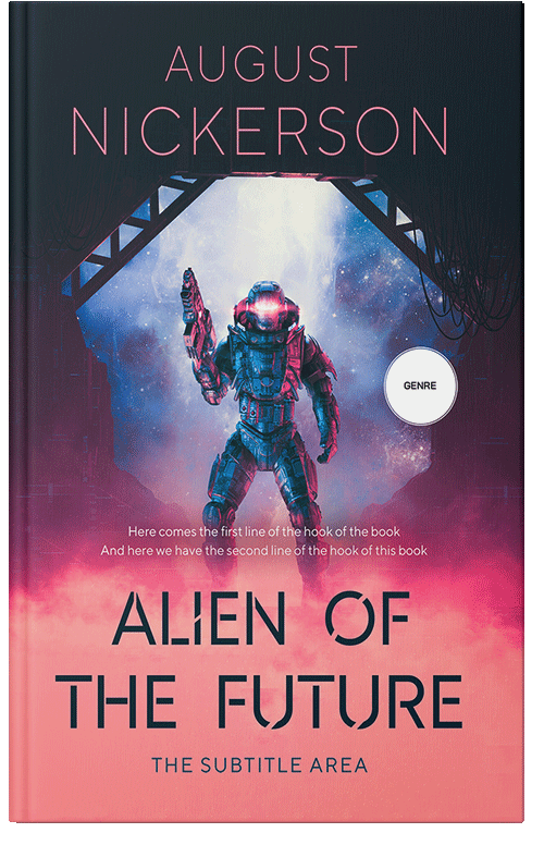 Front view of Firefly #12375 - Premade Science Fiction Book Cover