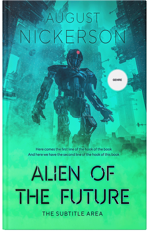 Front view of Java #12377 - Premade Apocalyptica Book Cover