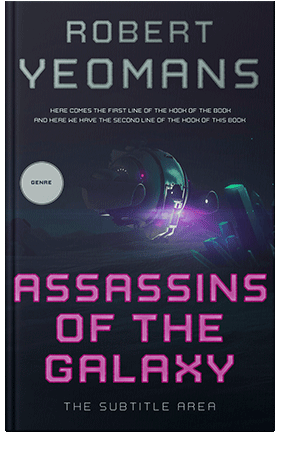 Pre Made Book Cover Ebony