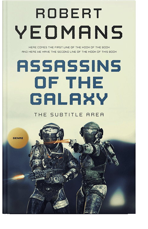 Front view of Aths Special #12384 - Premade Science Fiction Book Cover