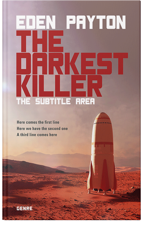 Front view of Coral Tree #12389 - Premade Apocalyptica Book Cover