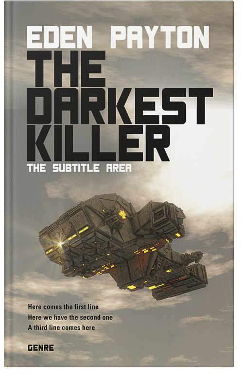 Front view of Premade Science Fiction Book Cover - Zorba