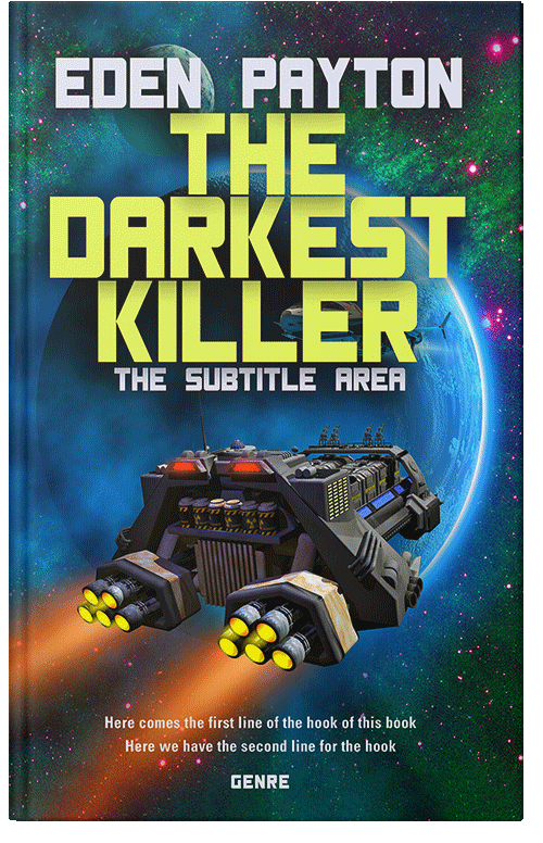 Front view of Chenin #12393 - Premade Science Fiction Book Cover