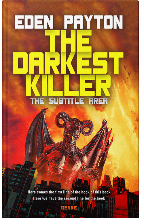 Front view of Tabasco #12396 - Premade Science Fiction Book Cover