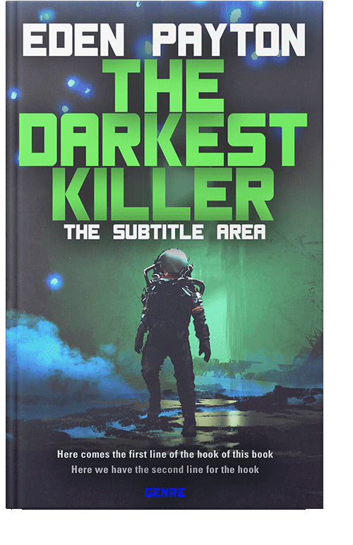 Front view of River Bed #12398 - Premade Science Fiction Book Cover