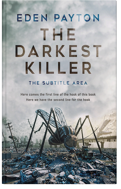 Front view of Iron #12400 - Premade Apocalyptica Book Cover