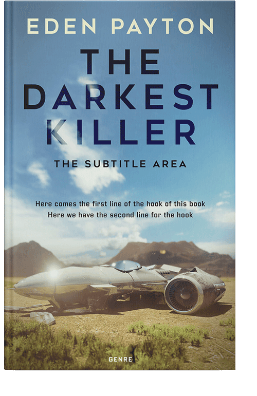 Front view of Gothic #12402 - Premade Science Fiction Book Cover