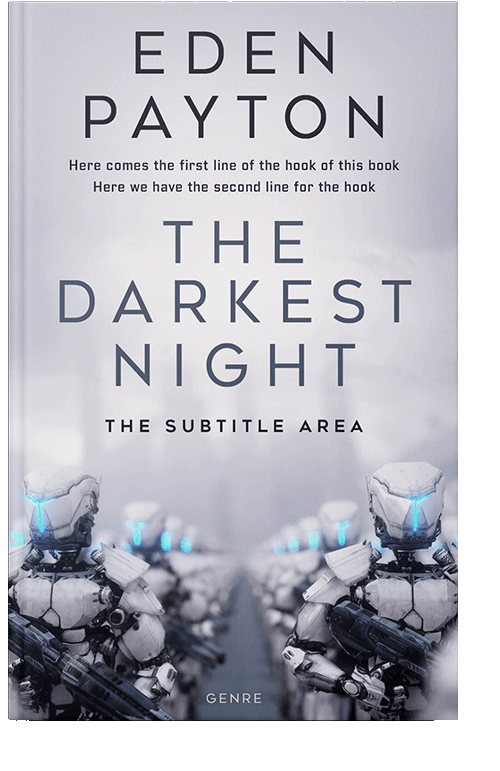 Front view of Mischka #12408 - Premade Apocalyptica Book Cover