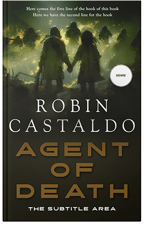 Pre Made Book Cover Black Olive