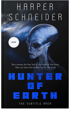 Pre Made Book Cover Ebony