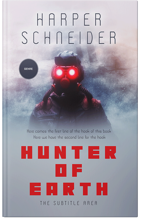 Front view of French Gray #12430 - Premade Apocalyptica Book Cover