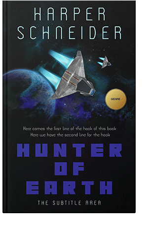 Pre Made Book Cover Ebony