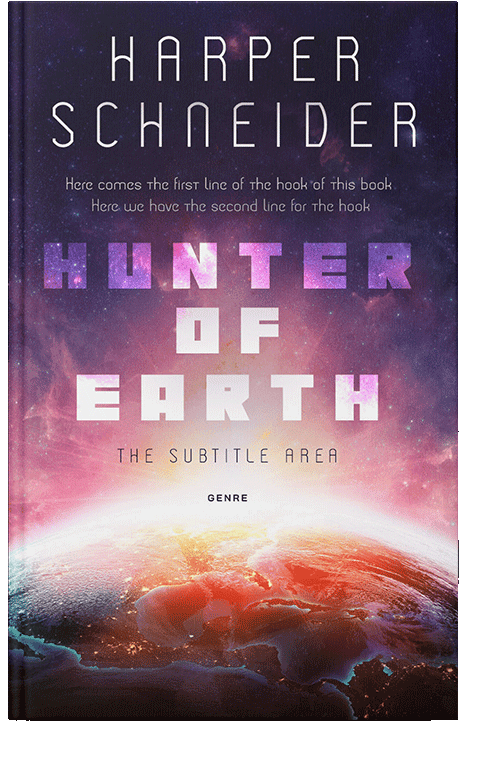 Front view of Shilo #12432 - Premade Science Fiction Book Cover