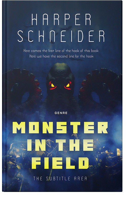 Front view of Blue Zodiac #12438 - Premade Fantasy Book Cover