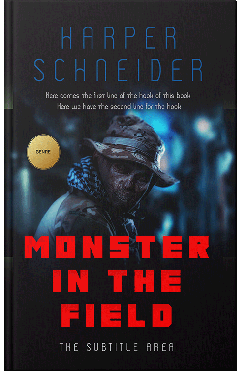 Front view of Premade Apocalyptica Book Cover - Bunker