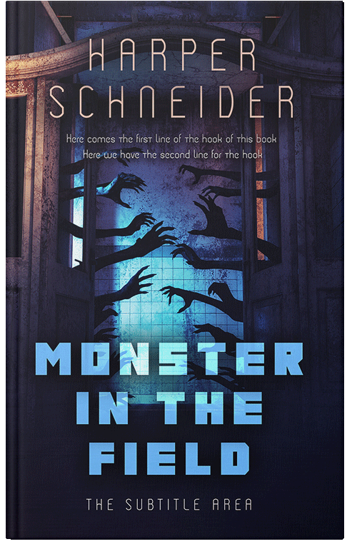 Front view of Premade Horror Book Cover - Mirage