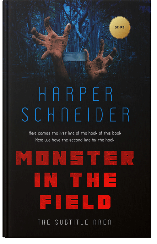 Front view of Cinder #12442 - Premade Fantasy Book Cover