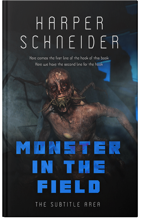 Front view of Woodsmoke #12444 - Premade Horror Book Cover