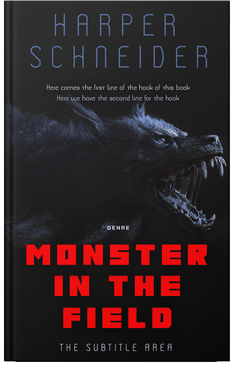 Front view of Woodsmoke #12446 - Premade Horror Book Cover