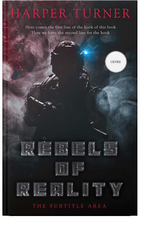 Front view of Thunder #12450 - Premade Mystery & Thriller & Suspense Book Cover