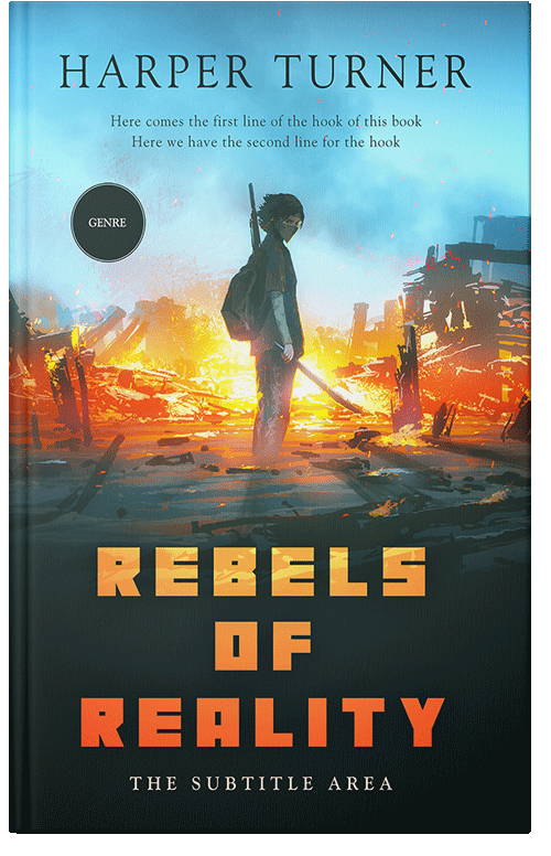 Front view of Premade Apocalyptica Book Cover - Porsche