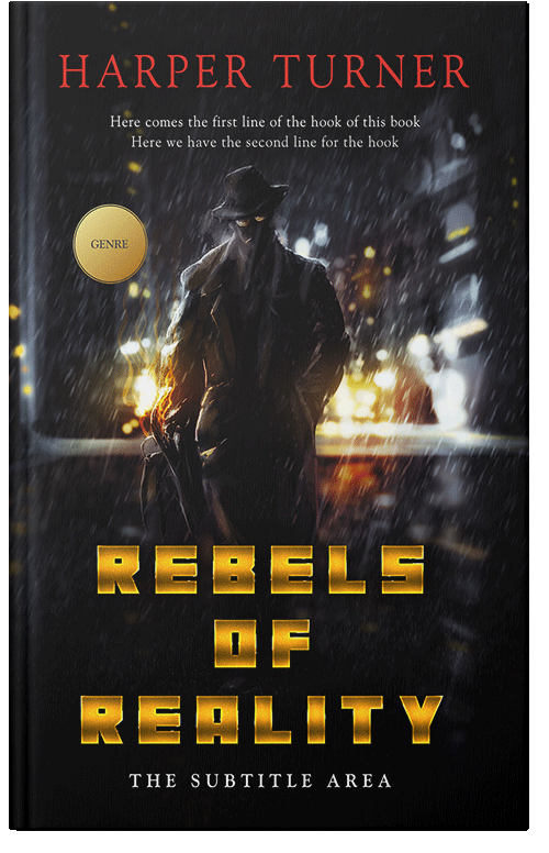 Front view of Sundance #12456 - Premade Mystery & Thriller & Suspense Book Cover