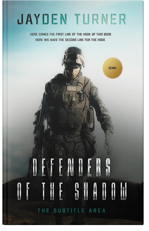 Front view of Premade Action & Adventure Book Cover - Nebula