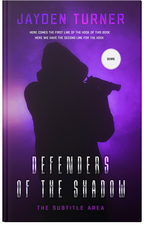 Front view of Violet #12462 - Premade Mystery & Thriller & Suspense Book Cover