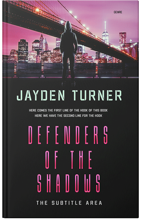 Front view of Can Can #12463 - Premade Mystery & Thriller & Suspense Book Cover