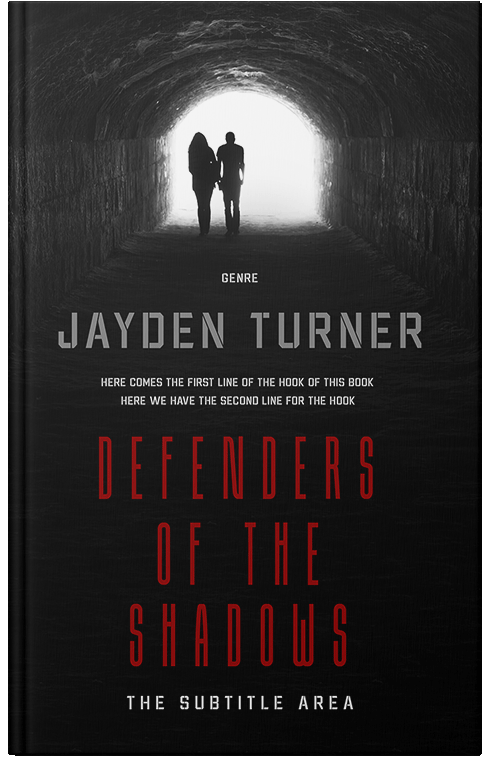 Front view of Cod Gray #12464 - Premade Mystery & Thriller & Suspense Book Cover