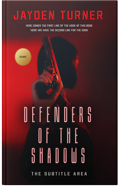 Front view of Premade Mystery & Thriller & Suspense Book Cover - Coffee Bean